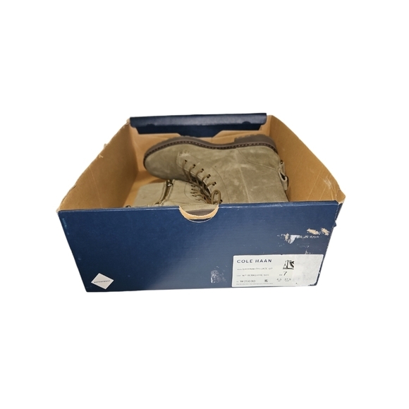 Cole Haan Greenwich Women's Berkshire Suede Lace-up Boots Size 7 - Picture 11 of 12